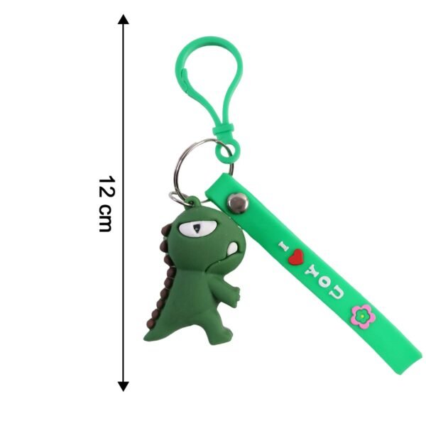 Keychain01-size.jpg Cute Dinosaur Cartoon Silicone Keychain (1 Pc)