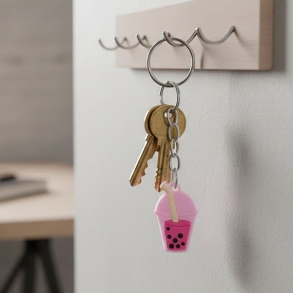 Keychain04-05.jpg Cute Bubble Tea Cartoon Keychain (1 Pc)