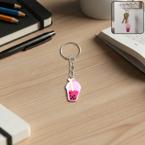 Keychain04-WOSKU-01.jpg Cute Bubble Tea Cartoon Keychain (1 Pc)