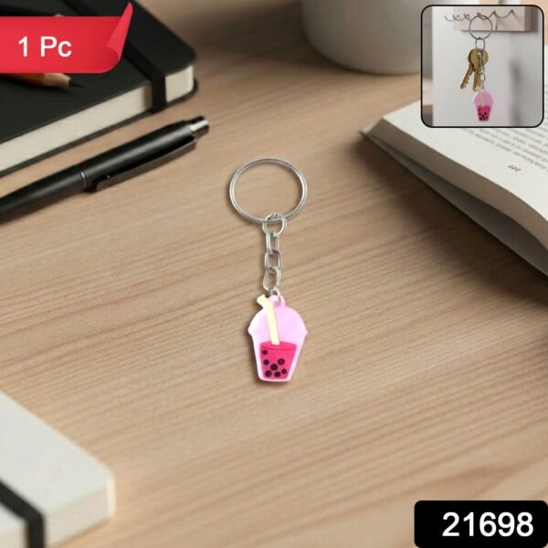Keychain04-WSKU-01.jpg Cute Bubble Tea Cartoon Keychain (1 Pc)
