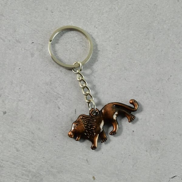 Keychain2-05_ed334f75-3b20-407e-8279-c1a93094aefe.jpg Elegant Walking Lion Metal Keychain (1 Pc)