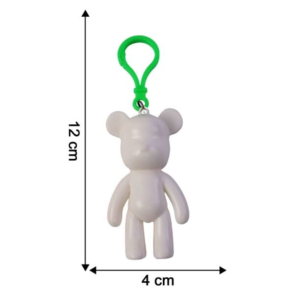 Keychain2-size.jpg Cute Bear Shape Decorative Keychain (1 Pc)