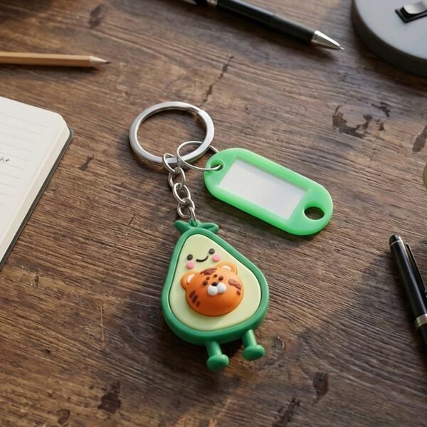 Cute Cartoon Character Decorative Keychain (1 Pc)