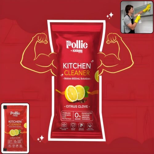 Kitchen-Cleaner-01_7dfc6a6f-3afa-4d7a-bf19-0e6ec96ab561.jpg Pollic Kadam Concentrated Kitchen Surface Cleaner Sachet