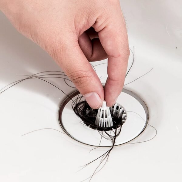 5 Pcs Multipurpose Sink Drain Hair Catcher & Strainer Filter (30~45 mm)