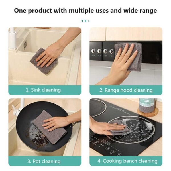 KitchenScrubCloth-06.jpg Disposable Cleaning Cloth Roll – 25 Sheets (20x20 cm)