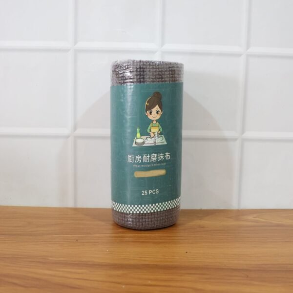 KitchenScrubCloth-live.jpg Disposable Cleaning Cloth Roll – 25 Sheets (20x20 cm)