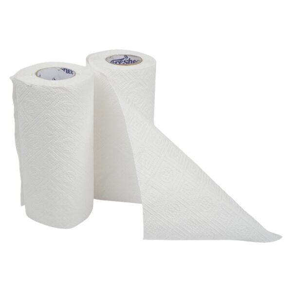 Freshee Super-Absorbent Kitchen Roll 4-in-1 Paper (4 Rolls × 60 Sheets = 240 Sheets)