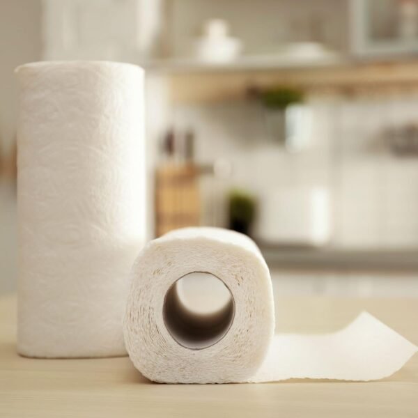 Freshee Super-Absorbent Kitchen Roll 4-in-1 Paper (4 Rolls × 60 Sheets = 240 Sheets)