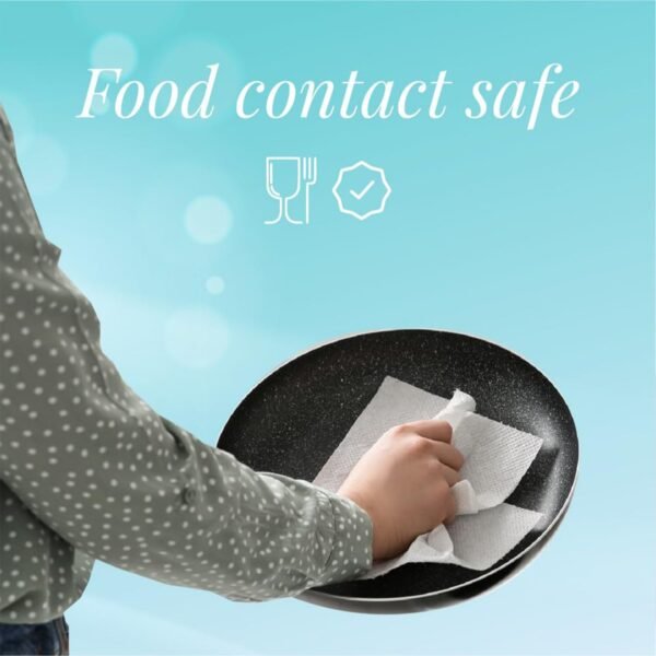 Freshee Super-Absorbent Kitchen Roll 4-in-1 Paper (4 Rolls × 60 Sheets = 240 Sheets)