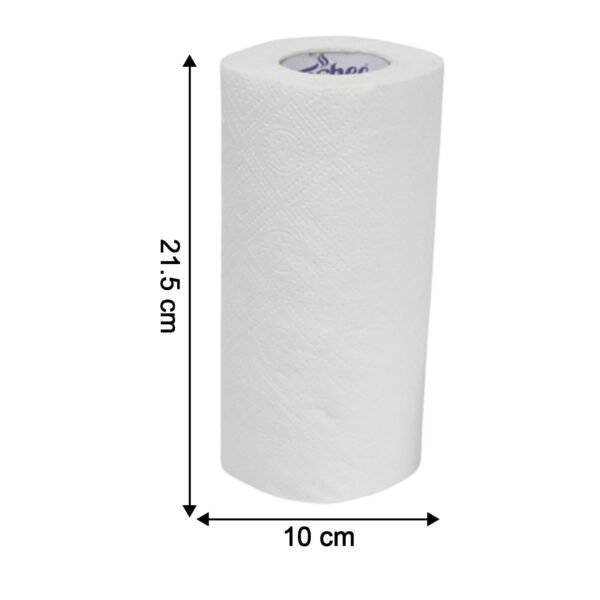 Freshee Super-Absorbent Kitchen Roll 4-in-1 Paper (4 Rolls × 60 Sheets = 240 Sheets)