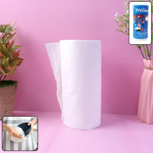 Freshee Kitchen Paper Towel Roll - 60 Sheets (21.5 × 22 cm Each)
