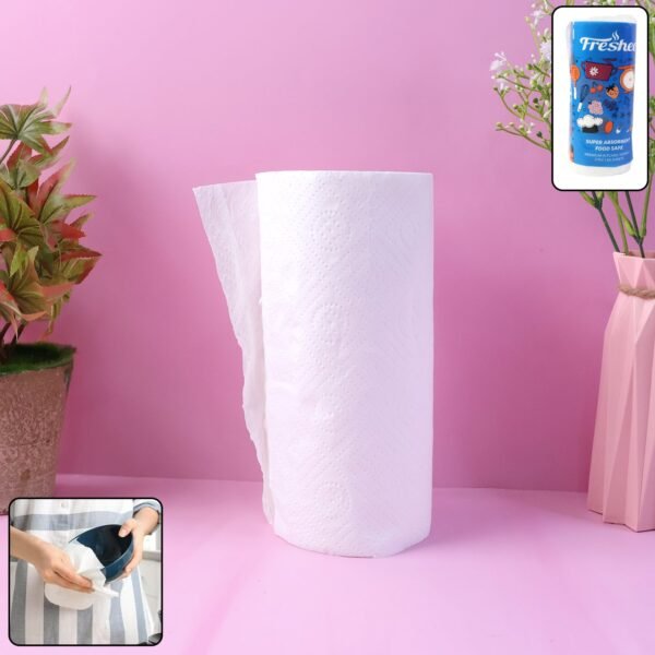 Freshee Kitchen Paper Towel Roll - 60 Sheets (21.5 × 22 cm Each)