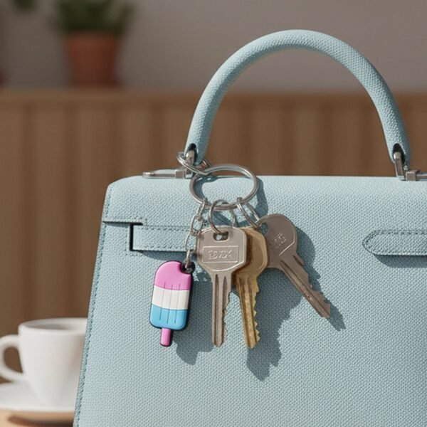 Kulfi-Keychain-02.jpg Cute Ice Cream Popsicle Shape Cartoon Keychain (1 Pc)