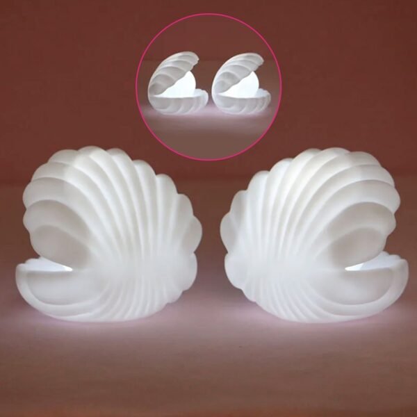 Pearl Shell Night Lamp Decorate Desk Lights For Bedroom & Home
