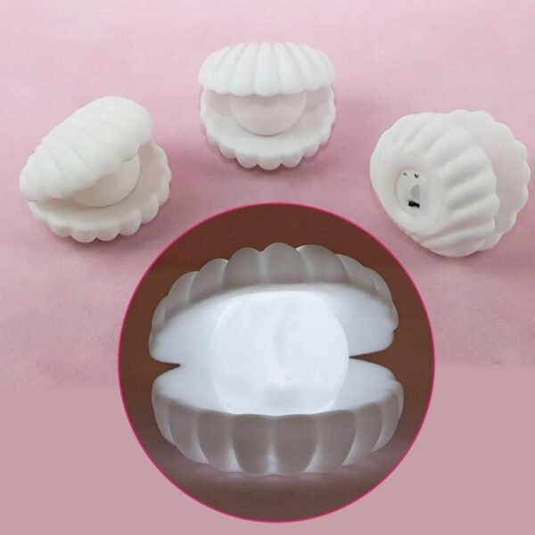 Pearl Shell Night Lamp Decorate Desk Lights For Bedroom & Home