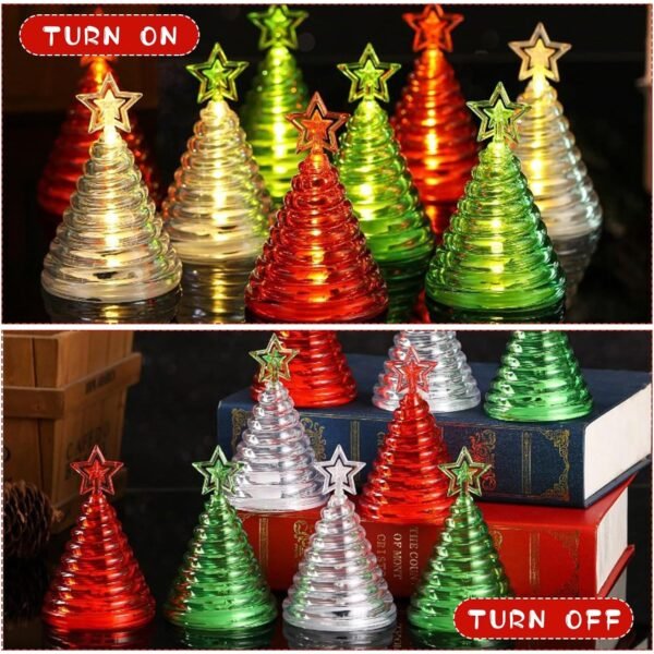 Christmas Tree Shape LED Decorative Lights (12 Pc)