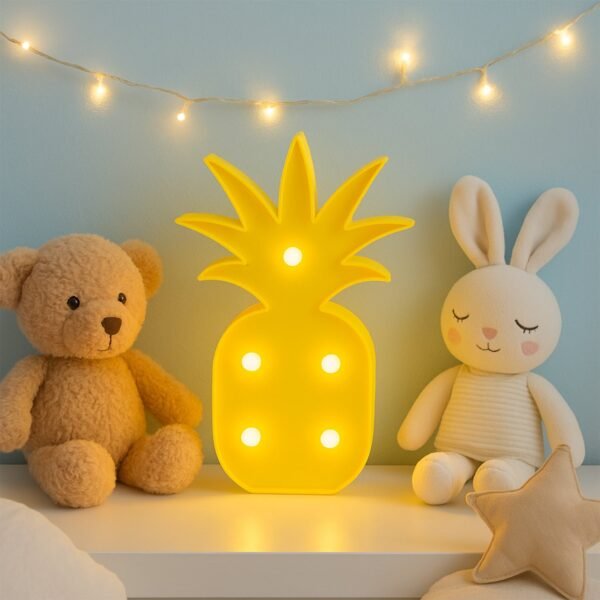 LED-Night-Light-02_58a98dee-8d96-4b9c-b95d-5c258d90310b.jpg Pineapple Shaped LED Decorative Night Light (1 Pc)