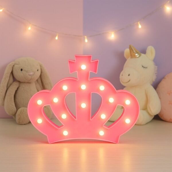 LED-Night-Light-02_8553740f-10e8-43c6-a246-ebca8cbb8f7f.jpg Crown Shape LED Decorative Night Light (1 Pc)
