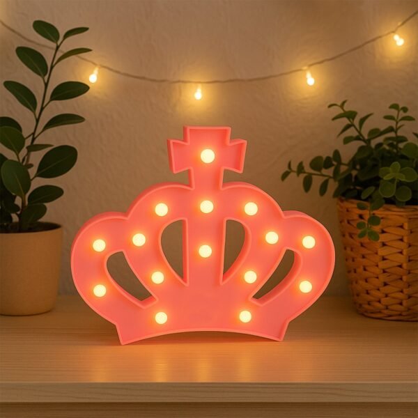 LED-Night-Light-03_fcf77c0b-94a7-48ae-8697-a8109e6ba8cb.jpg Crown Shape LED Decorative Night Light (1 Pc)