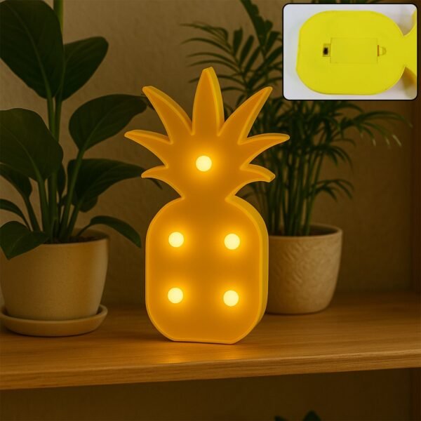 LED-Night-Light-04_36bb237a-23ad-4ceb-9648-dd5daef02fd9.jpg Pineapple Shaped LED Decorative Night Light (1 Pc)