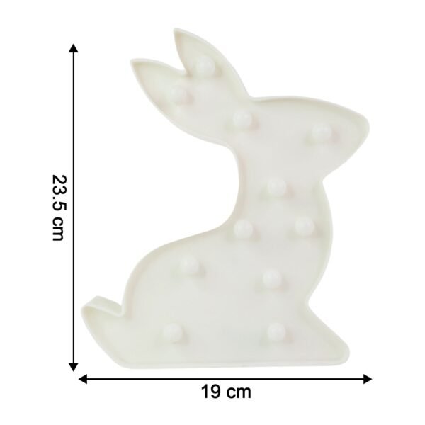 Rabbit Shaped LED Decorative Night Light (1 Pc)