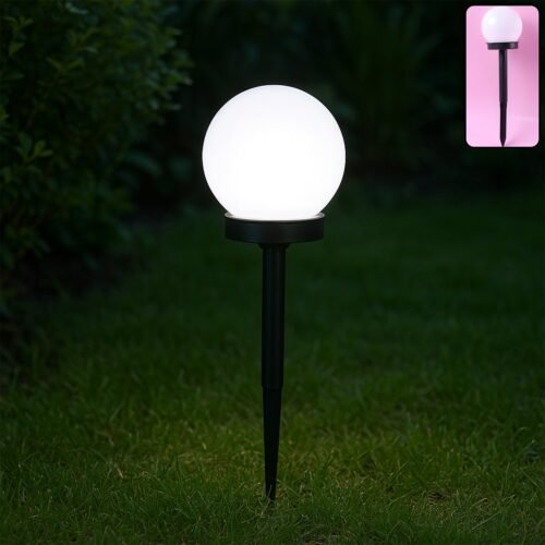 LED-Solar-Garden-Light-01.jpg Solar-Powered LED Garden Globe Pathway Light (1 Pc)