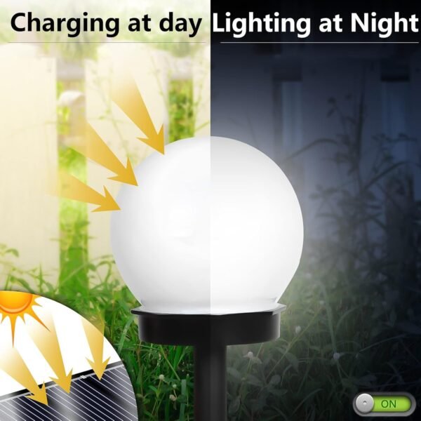 LED-Solar-Garden-Light-03.jpg Solar-Powered LED Garden Globe Pathway Light (1 Pc)