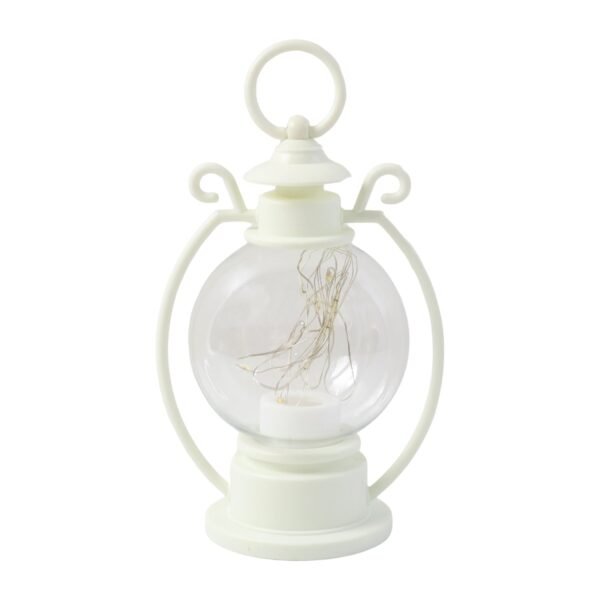 LED Decorative Storm Lantern Light (Battery Operated, Warm White Light)