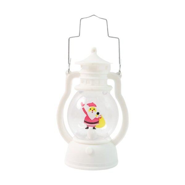 LED-lantern-05.jpg Mini LED Decorative Lantern with Santa Figurine & Handle (1 Pc)