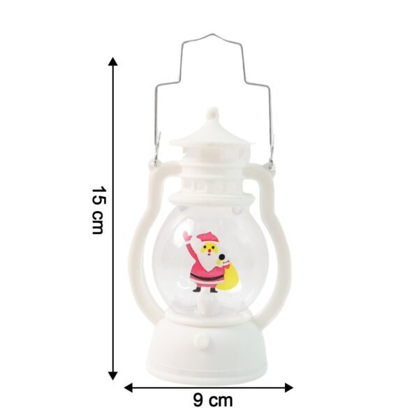 LED-lantern-06.jpg Mini LED Decorative Lantern with Santa Figurine & Handle (1 Pc)