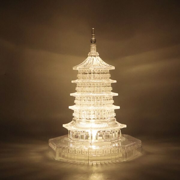 LEDCrystalPagoda-02.jpg Premium LED Crystal Pagoda Decorative Light (1 Pc)