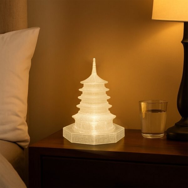 LEDCrystalPagoda-05.jpg Premium LED Crystal Pagoda Decorative Light (1 Pc)