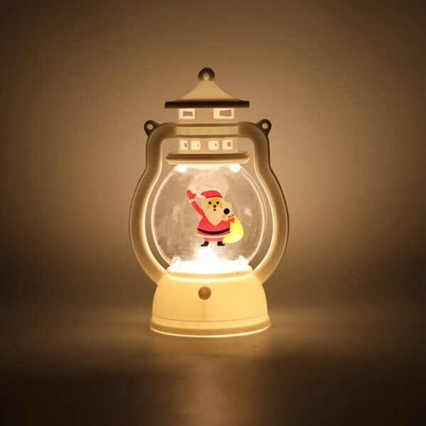 LEDLantern-03.jpg Mini LED Decorative Lantern with Santa Figurine (1 Pc)
