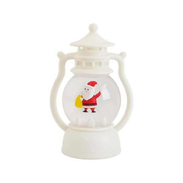 LEDLantern-04.jpg Mini LED Decorative Lantern with Santa Figurine (1 Pc)