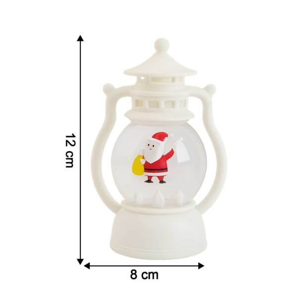 LEDLantern-size.jpg Mini LED Decorative Lantern with Santa Figurine (1 Pc)