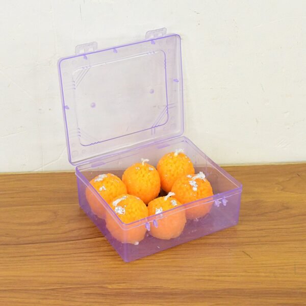 Set of 6 Laddu-Shaped Wax Candles with Silver Leaf Decoration