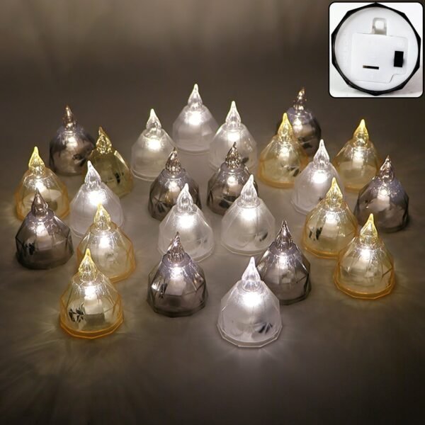 Premium 24 Piece LED Candle Lights Set – Flameless Decorative Tealight Candles