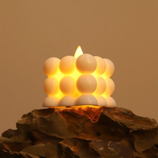 Decorative LED Bubble Candles (6 Pc / Set)