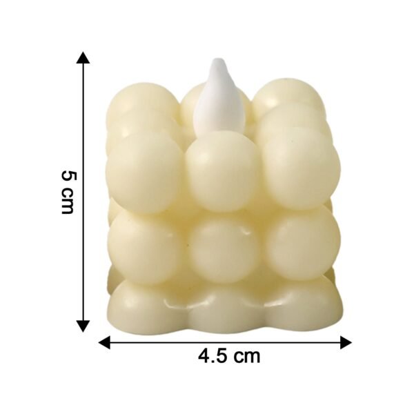 Decorative LED Bubble Candles (6 Pc / Set)