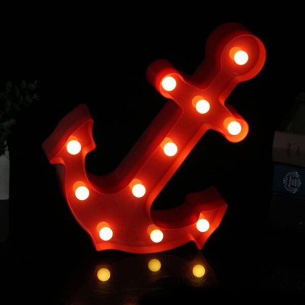 Led-Night-Light-03_e52c427b-a983-4b90-aa85-044811bffe94.jpg Anchor Shape LED Decorative Night Lamp - (1 Pc)