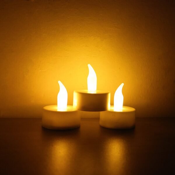 LED Flameless Tealight Candles Lights (6 Pc / Without Remote)