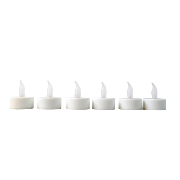 LED Flameless Tealight Candles Lights (6 Pc / Without Remote)