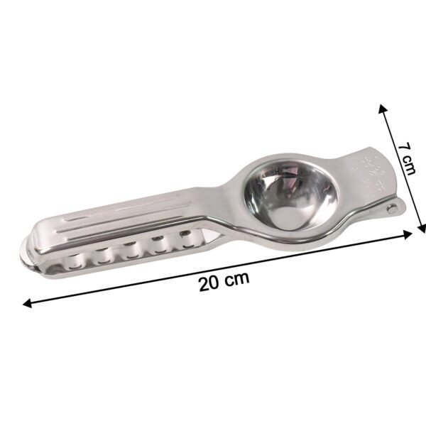 Supermom 2-in-1 Heavy Duty Stainless Steel Lemon Squeezer with Built-in Bottle Opener