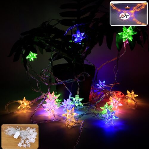 Light-01_747e1e23-b577-4cab-b4ea-9fd24c59bc0d.jpg Multicolor LED Decorative String Light with Star-Shaped Covers (8 Meter)