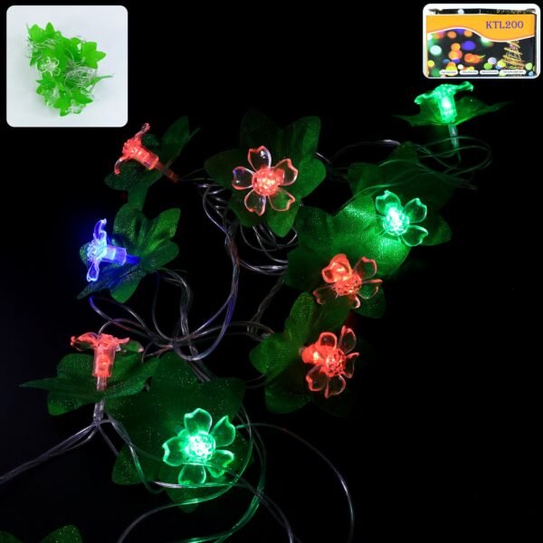 Light-01_8053b36b-9b8a-4967-b139-bbf861ed9f90.jpg Leaf & Flower LED Decorative String Light (3 Meter)