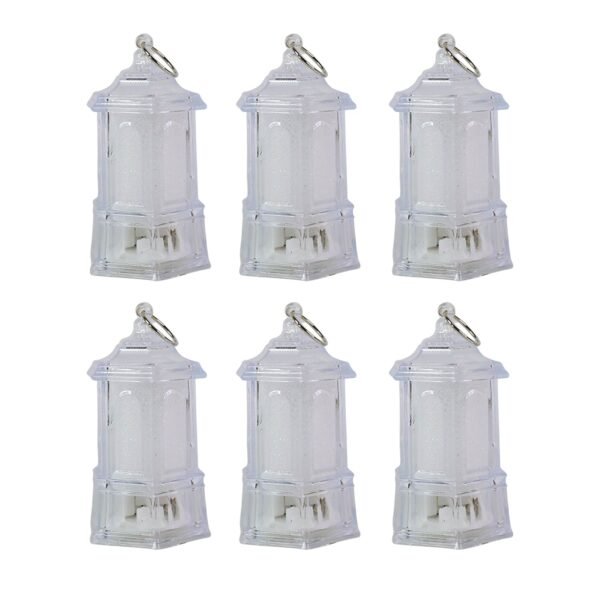 LED Hanging Lantern Style Decorative Flameless Candles (6 Pc)