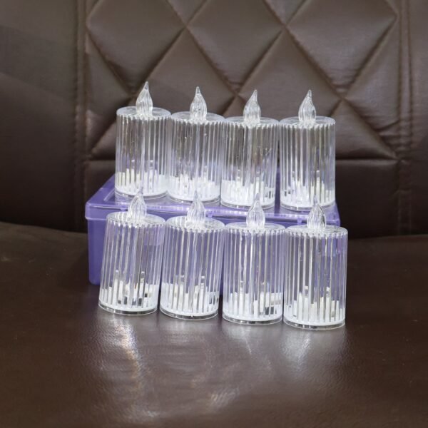 Light-08.jpg Premium Crystal Effect LED Flameless Candle Lights (8 Pc)