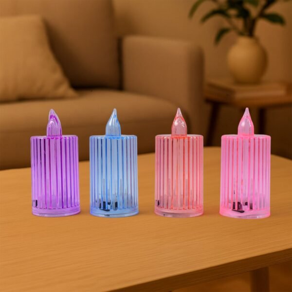 Ligth-04.jpg Decorative Flameless Electronic LED Candle Light Set (8 Pc)