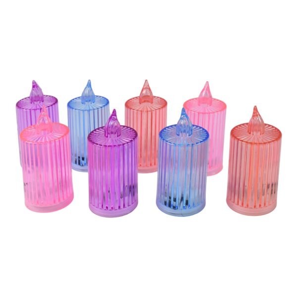 Ligth-05.jpg Decorative Flameless Electronic LED Candle Light Set (8 Pc)